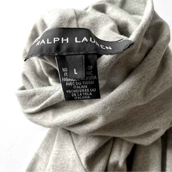 Ralph Lauren Black Label Heather Gray Turtleneck Size L - Picture 6 of 8